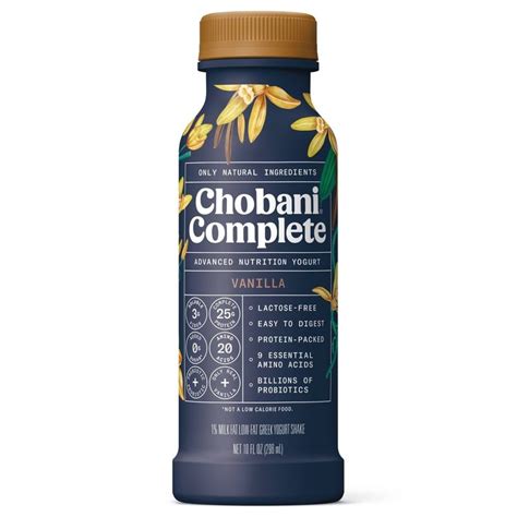 Chobani Complete Vanilla Yogurt Shake - 10 fl oz Reviews 2021