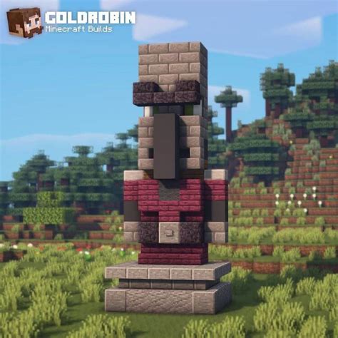 Minecraft Armor Statue