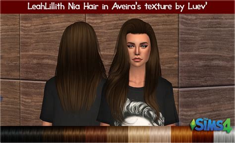 Mertiuza Leahlilith S Nia Hair Retextured Sims 4 Hairs