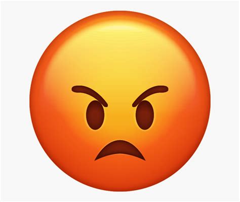 Emoji Clipart Iphone Iphone Angry Emoji Png Transparent Cartoon
