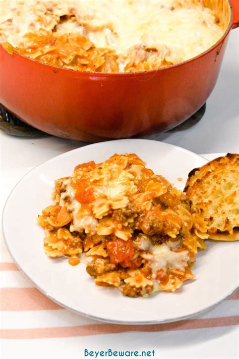 Speedy Skillet Lasagna Is A Quick Lasagna Recipe With All The