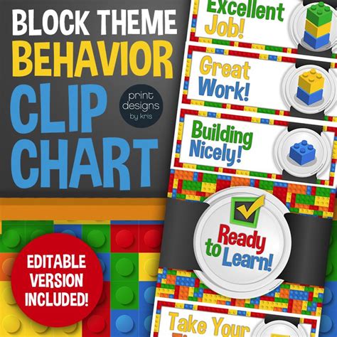 Behavior Clip Chart In Block Style Theme Behavior Clip Charts Clip