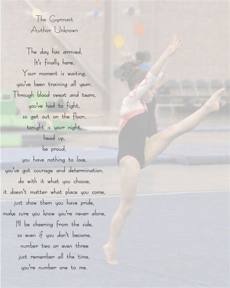 50 Best Gymnastics Poems And Quotes Images On Pinterest Gymnastics