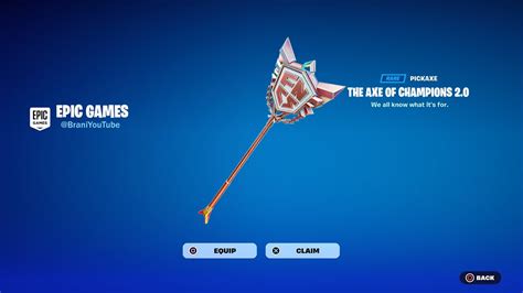 How To Get Fncs Axe Of Champions 20 Pickaxe In Fortnite Chapter 5 2024