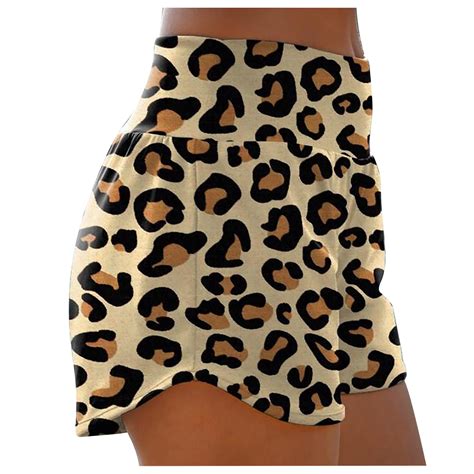 Stamzod Flowy Shorts For Women Summer Printed Cute And Sexy Tight Fitting High Waisted Elastic