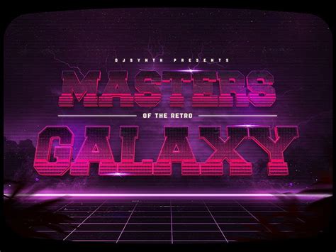 Synthwave Text Effects Retro Pack V3 Synthwave Text Effects Retro Text