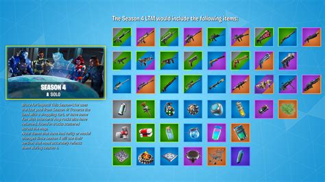 Concept Season Based Ltms They Only Have Items That Were Present