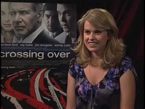 Alice Eve Crossing Over Interview Youtube