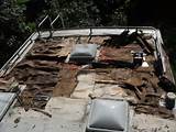 Pictures of Camper Roof Leak Repair