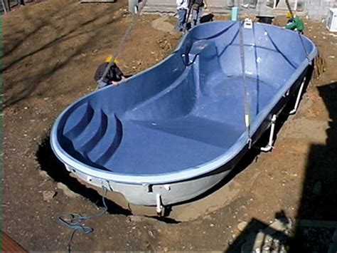 Fiberglass Inground Swimming Pool Installation