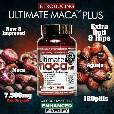 Ultimate Maca Plus 7500mg 4 Months Supply Etsy