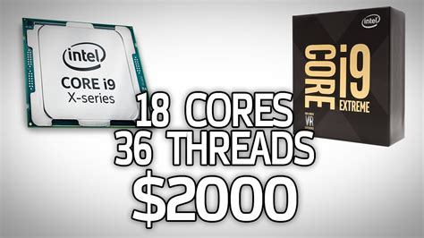 Core X Is Here Intels I9 7980xe 18 Core Cpu And X299 Platform Youtube