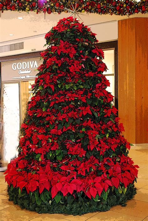 10 Poinsettia Christmas Tree Ideas Decoomo