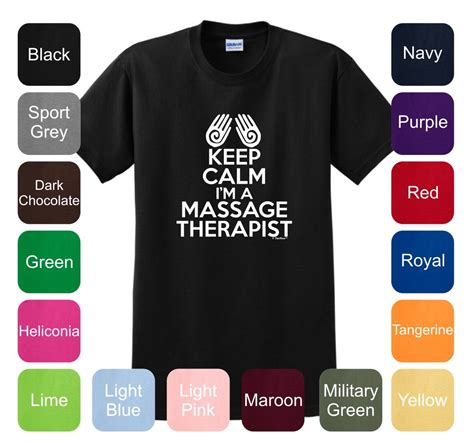 Keep Calm Im Massage Therapist T Shirt 2000 Wkc 68 Etsy
