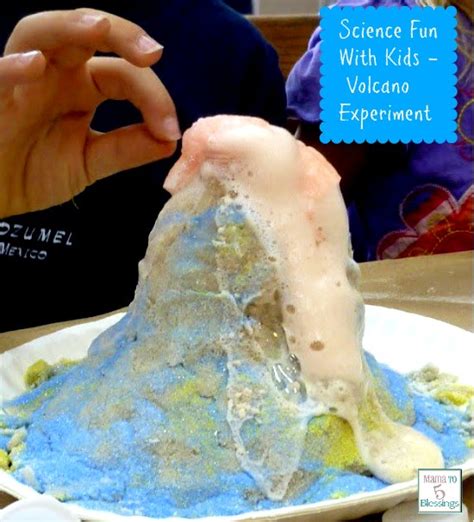 Science Experiment With Kids How To Make A Volcano