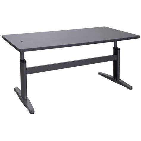 30x60 Inch Used Adjustable Height Training Table Gray National