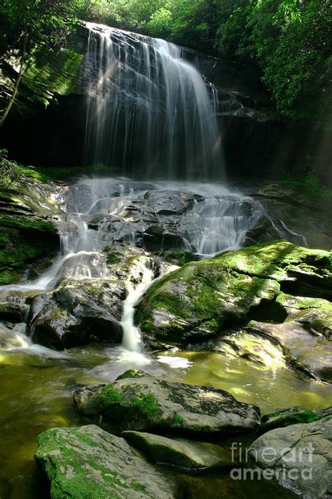 Beautiful Rain Forest Waterfall Photograph By Matt Tilghman Pixels