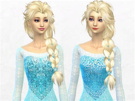 The Sims Resource Elsa Dress By Sakuraphan • Sims 4 Downloads