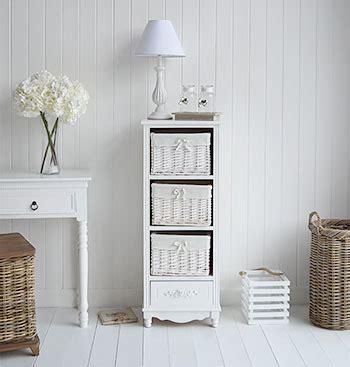 Whether you're looking to tackle a messy bedroom or it's your living room that's lacking in storage space, we have. Rose tall white storage basket unit with 4 drawers. The ...