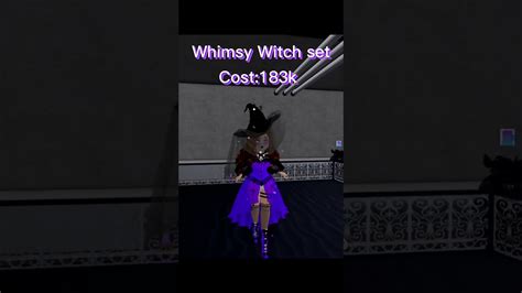 whimsy witch set showcase female royale high youtube