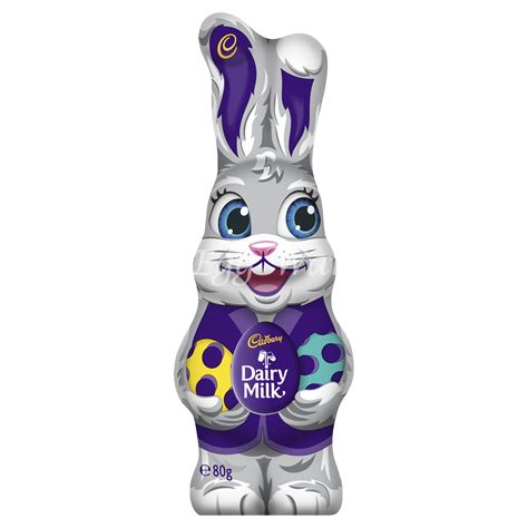 Cadbury Dairy Milk Chocolate Bunny 80g Half Price Easter Egg Warehouse