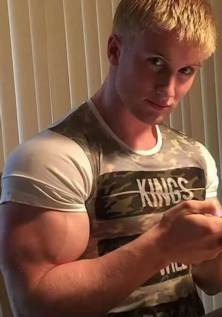 Muscular Male Hot Beefcake Blond Muscle Jock Huge Bicep Arms Hunk Photo 4x6 G779 4 99 Picclick