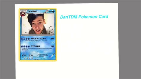 DanTDM Pokemon Card YouTube