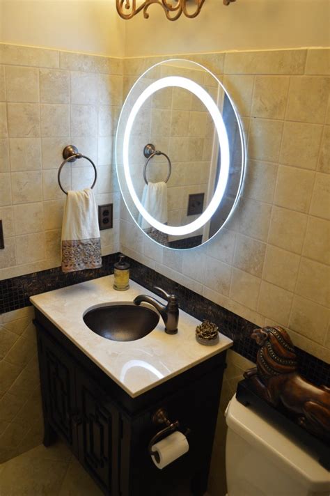 They offer a large selection of. Front-Lighted LED Bathroom Vanity Mirror: 28" Wide x 28 ...