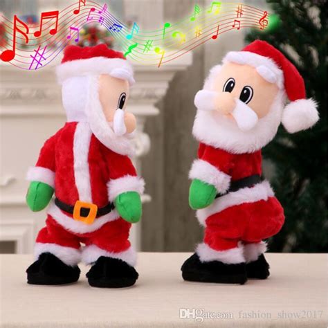 Electric Twerk Santa Claus Toy Xmas Music Singing Dancing Twisted