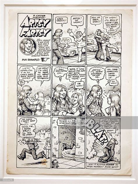 Original Illustrations Are Seen For The First Time In The Uk Of The Robert Crumb Art