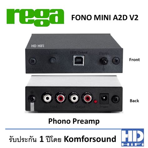 Rega Fono Mini A2d V2 Phono Preamp Hd Hifi