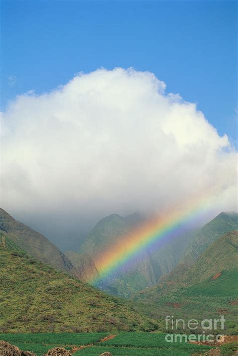 Maui Rainbow Photograph By Allan Seiden Printscapes Fine Art America