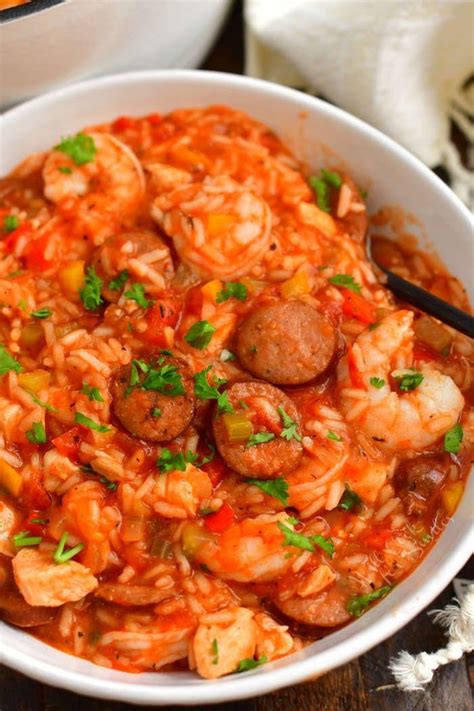 Jambalaya Is A Classic Spicy New Orleans Dish Loaded With Sausage