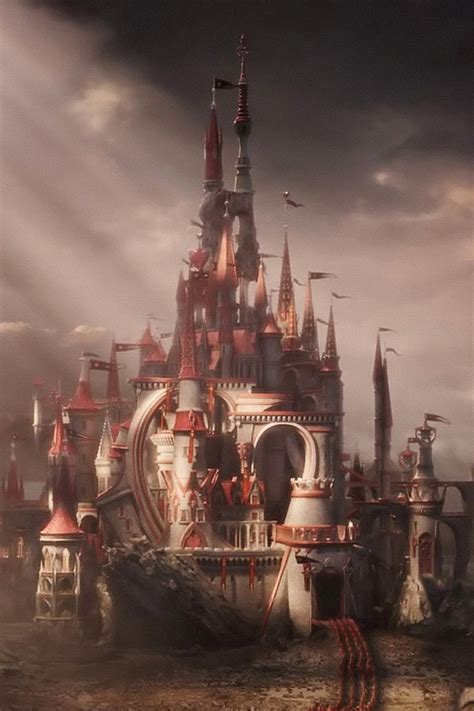 Cgfantasy Castle Alice In Wonderland Ipad Iphone Hd Wallpaper Free