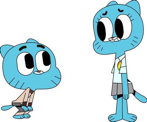 Gumball And Nicole Wattarson By Comeha On Deviantart