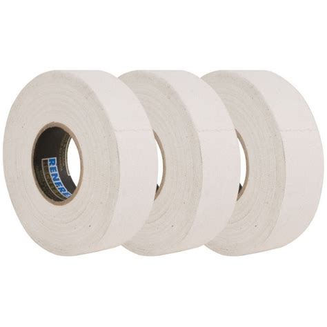 Renfrew White Cloth Hockey Tape 3 Pack
