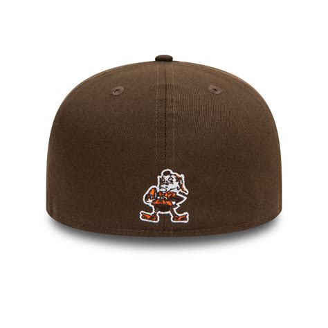 Official New Era Cleveland Browns Nfl Brown 59fifty Fitted Cap A12700