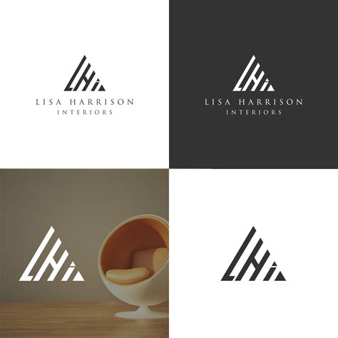 Elegant Serious Interior Logo Design For Lisa Harrison Interiors By