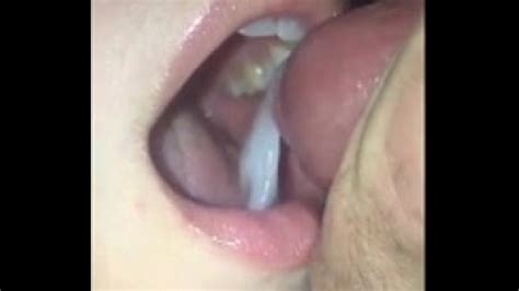 Big Cumshot In Mouth Close Up