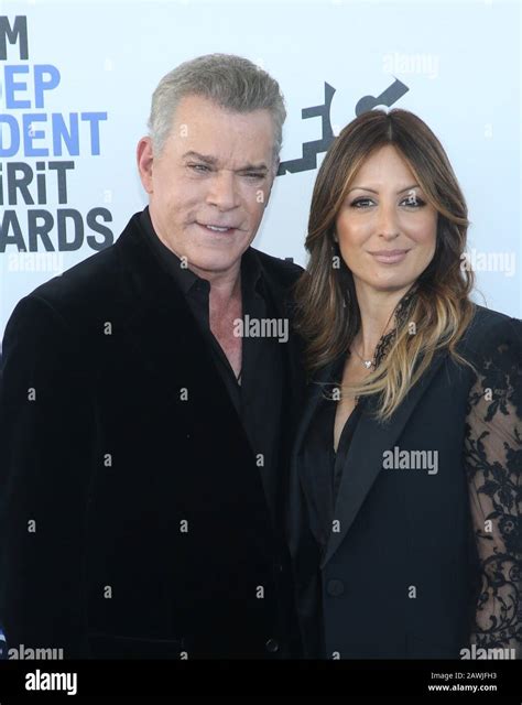 8 February 2020 Santa Monica California Ray Liotta Jacy Nittolo