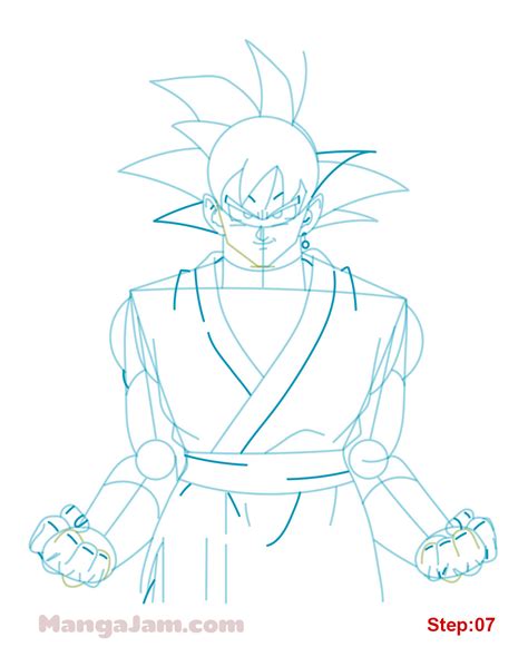 All the character in this cartoon movie are well known. How to Draw Goku Black from Dragon Ball - Mangajam.com