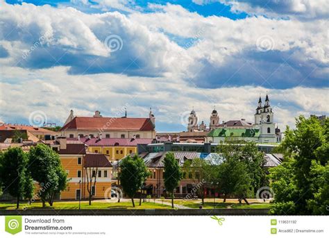 Belarus Minsk Historical Center Stock Photo Image Of Architecture