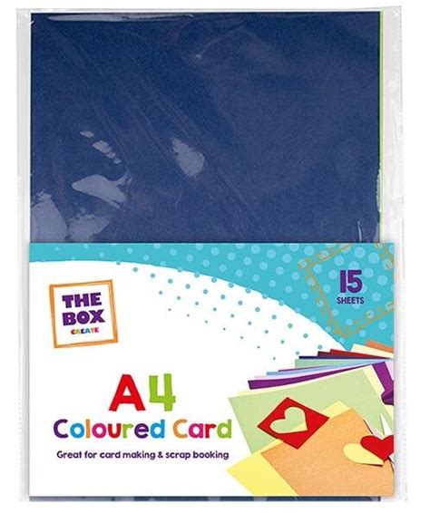 A4 Coloured Craft Paper 220gsm