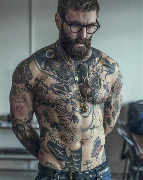 Sexy Tattoo And Sexy Pics Beard Tattoo Inked Men Tattoos For Guys