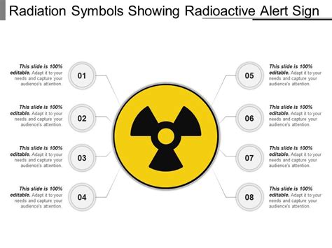 Radiation Symbols Showing Radioactive Alert Sign Ppt Ideas Powerpoint