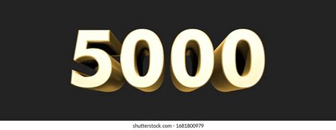 Number 5000 Images Stock Photos And Vectors Shutterstock