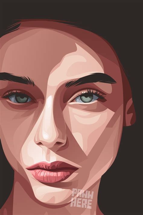 Digital Art Portrait Illustrator Eleonore Villareal