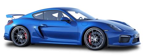 Download Porsche Cayman Gt4 Blue Car Png Image For Free