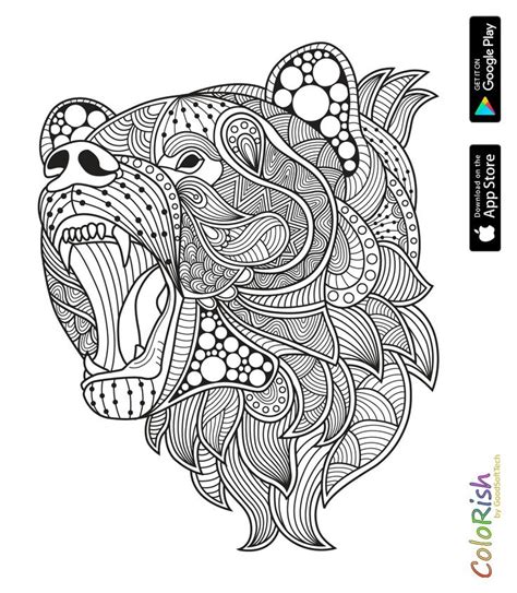 Coloring Pages Geometric Animals Geometric Animal
