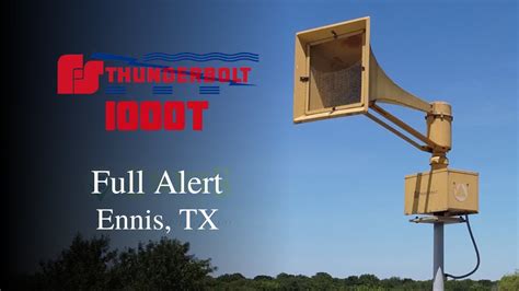 Federal Signal Thunderbolt 1000t Full Alert Ennis Tx Ennis Texas